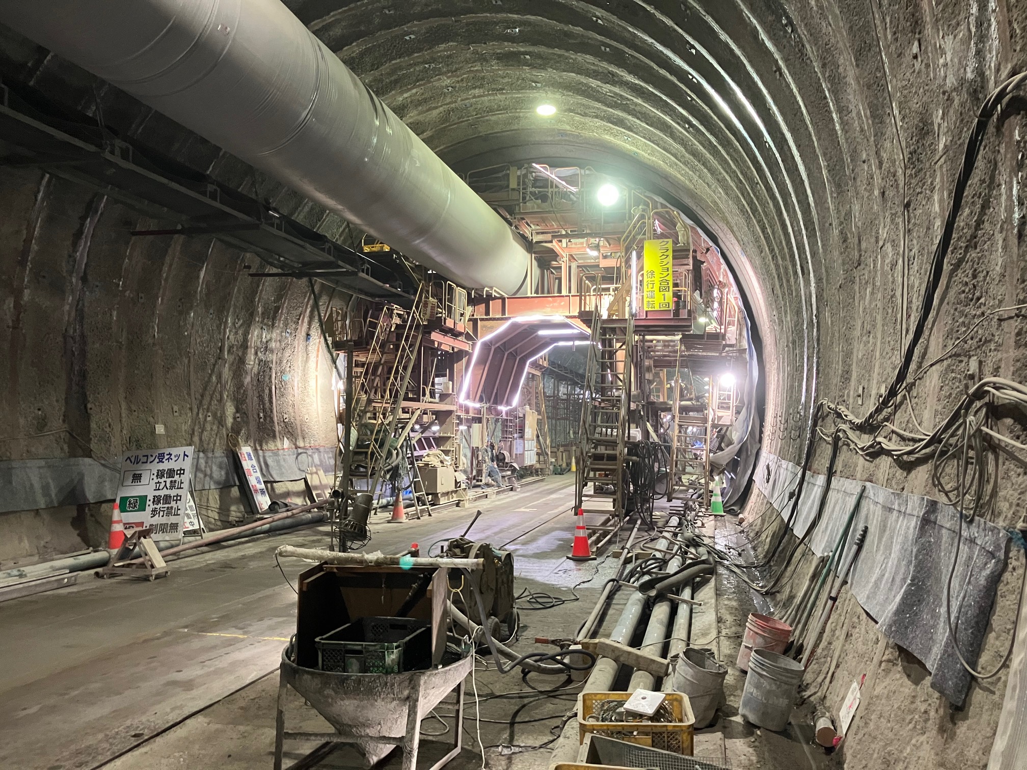 北海道新幹線、札樽トンネル（銭函）