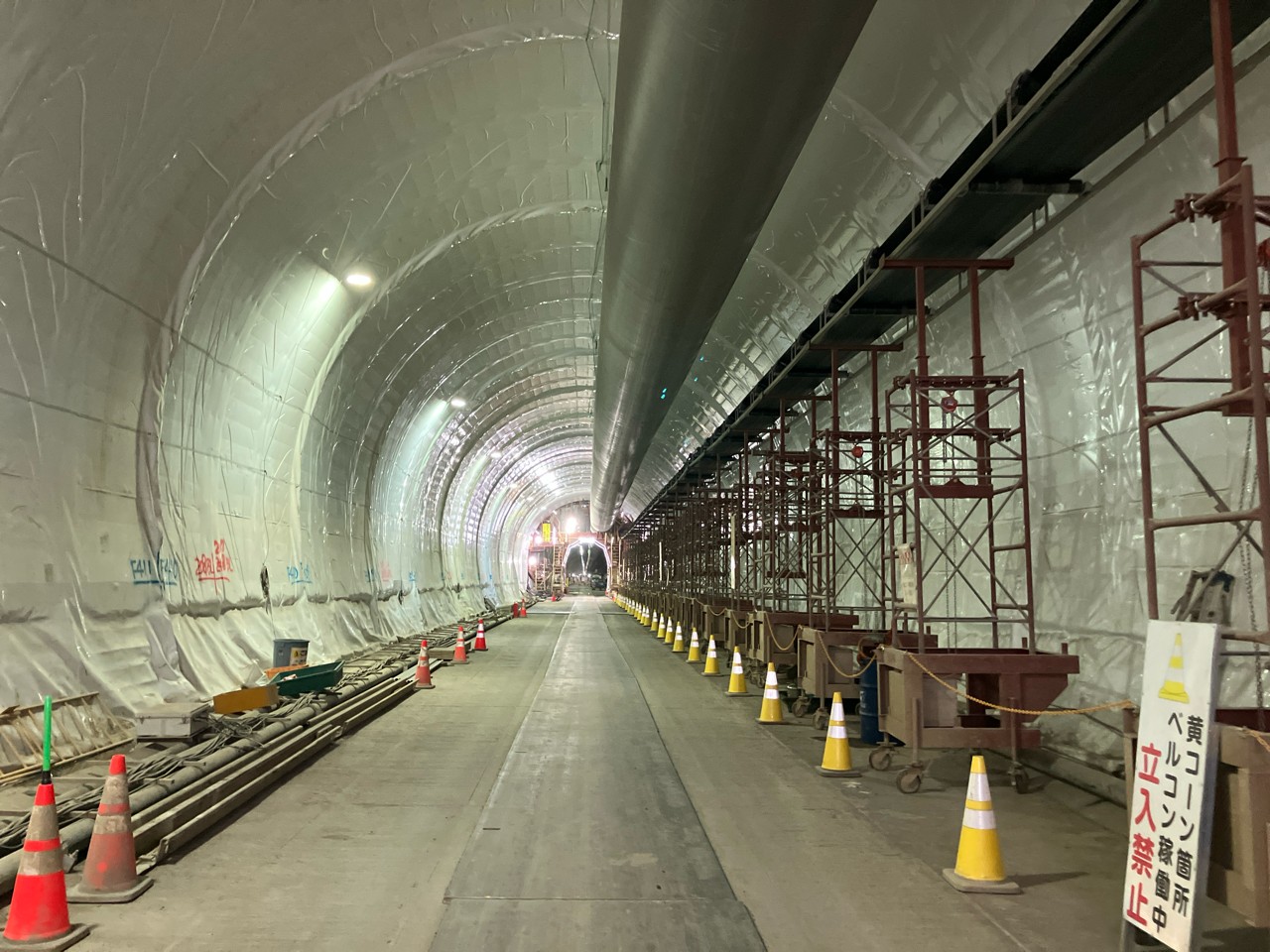 北海道新幹線、札樽トンネル（銭函）