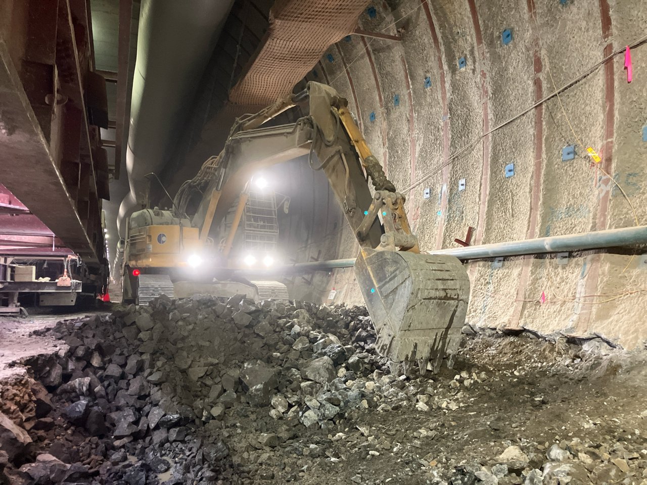 北海道新幹線、札樽トンネル（銭函）