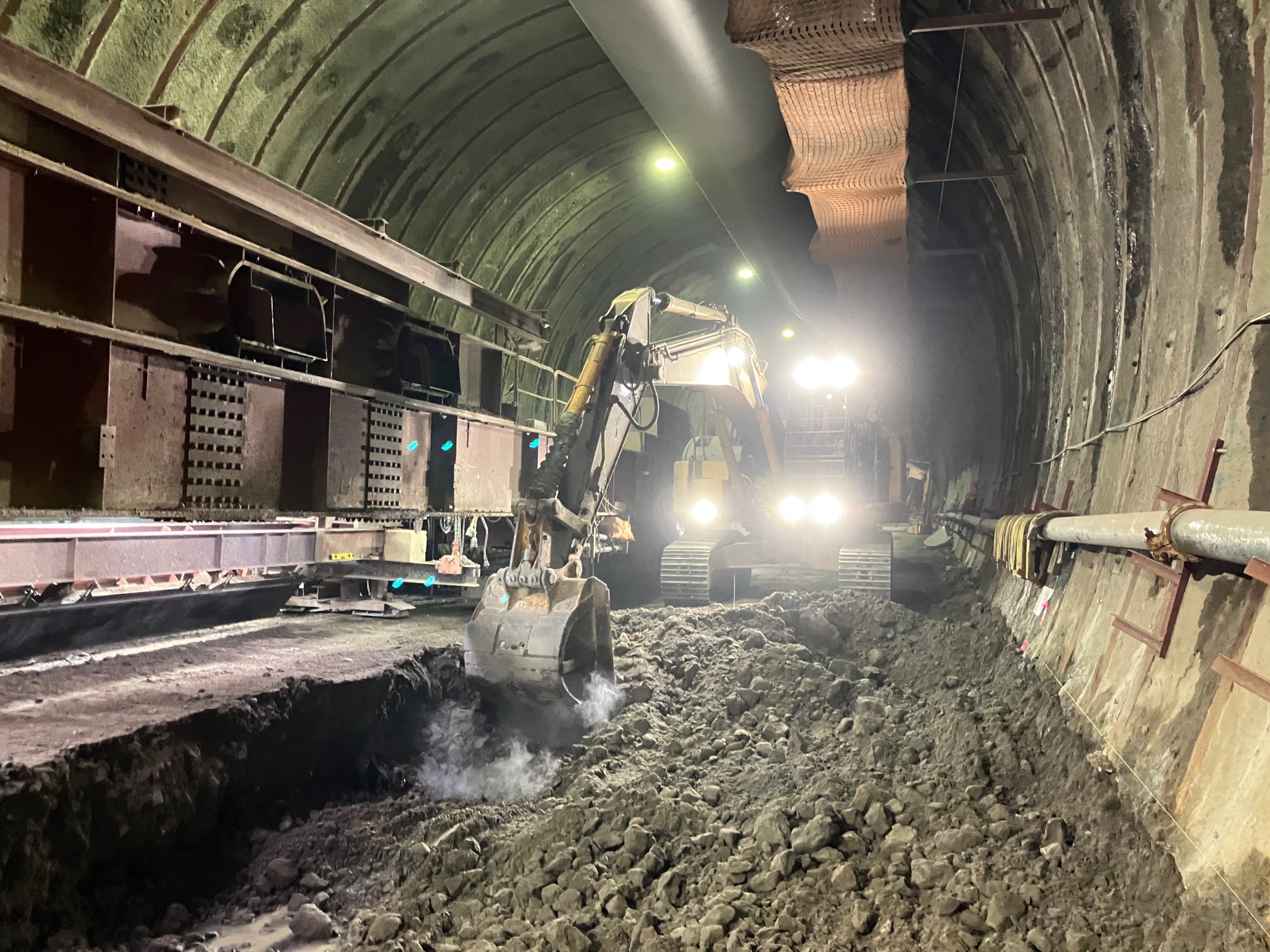 北海道新幹線、札樽トンネル（銭函）