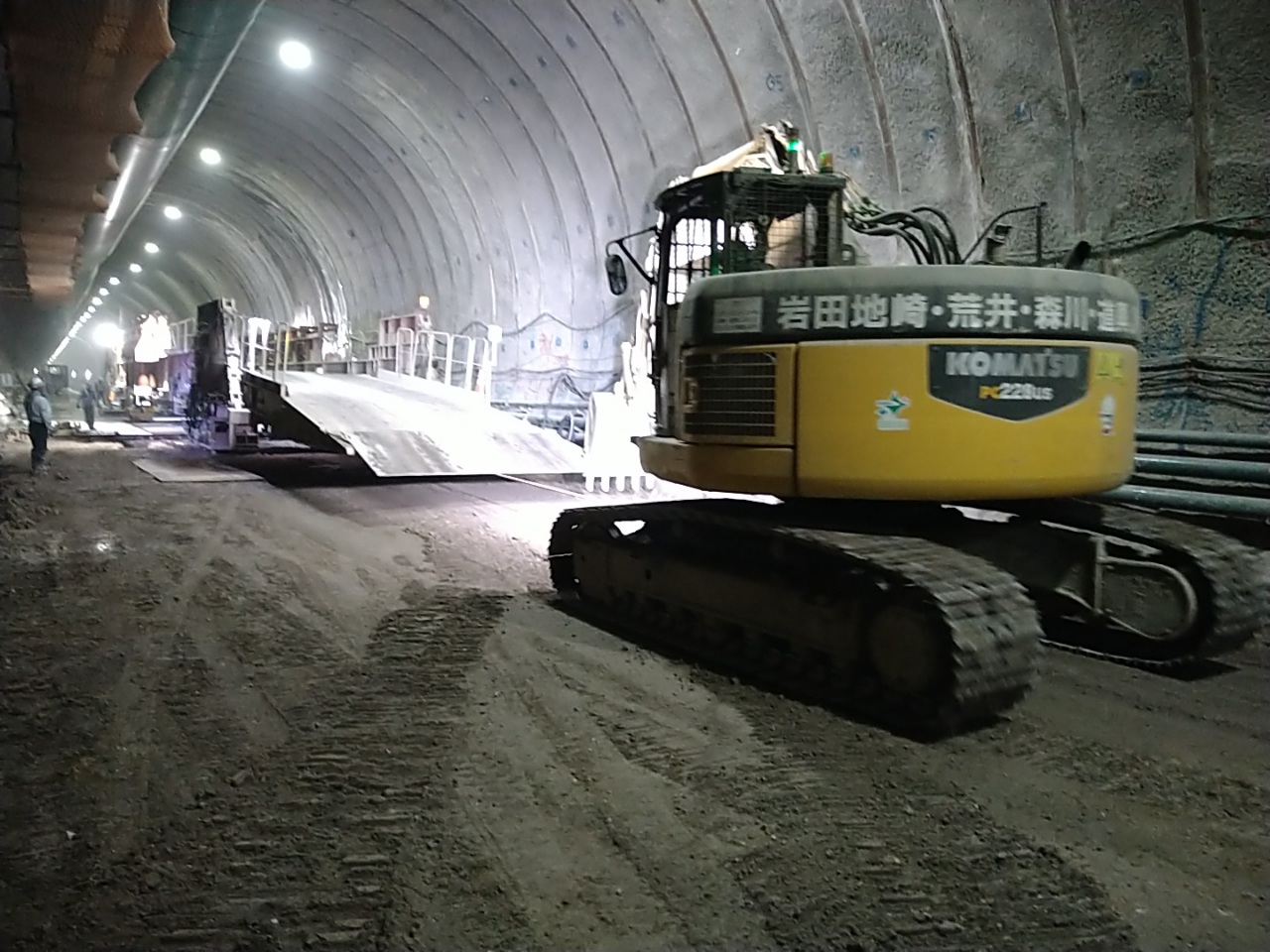 北海道新幹線、札樽トンネル（銭函）