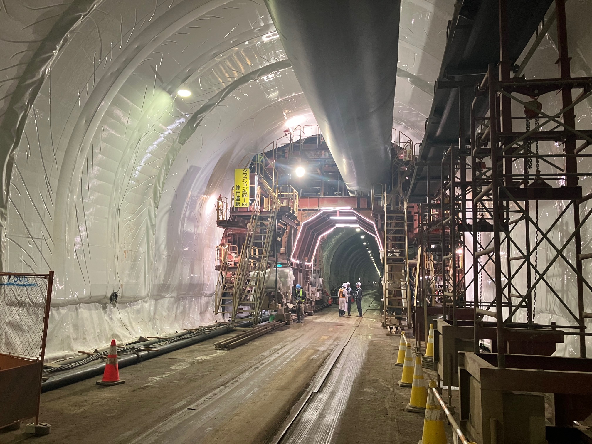 北海道新幹線、札樽トンネル（銭函）