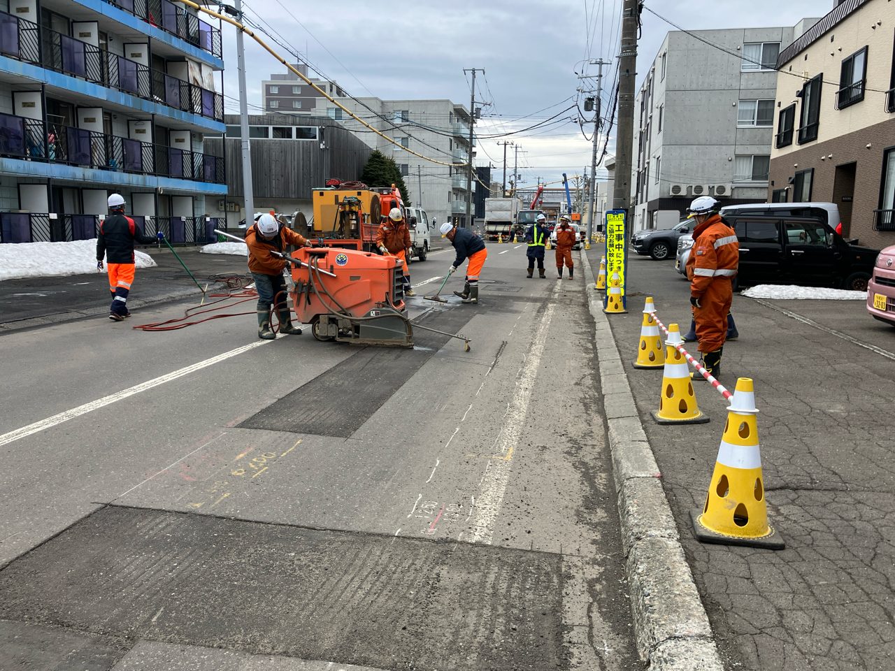 国庫補助事業　創成川処理区Ⅴ－８０００（北３６条西２丁目ほか）下水道新設工事
