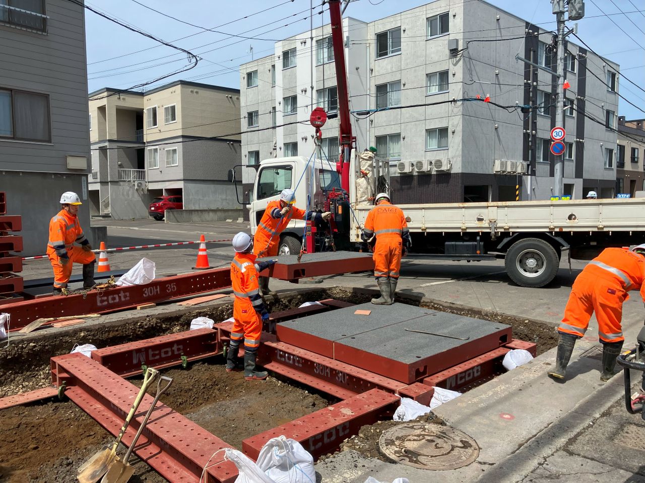 国庫補助事業　創成川処理区Ⅴ－８０００（北３６条西２丁目ほか）下水道新設工事