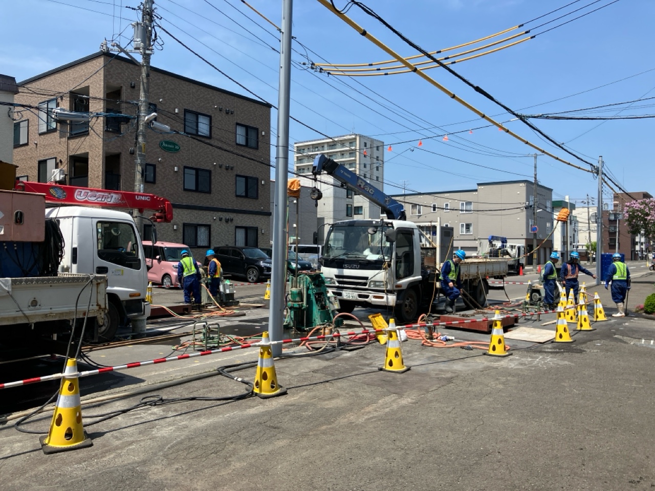 国庫補助事業　創成川処理区Ⅴ－８０００（北３６条西２丁目ほか）下水道新設工事