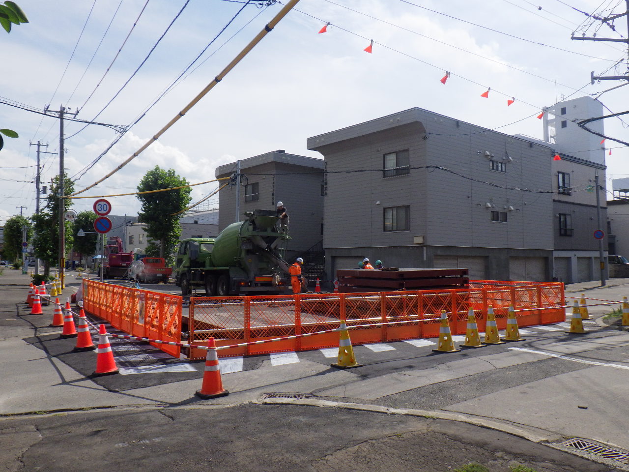 国庫補助事業　創成川処理区Ⅴ－８０００（北３６条西２丁目ほか）下水道新設工事