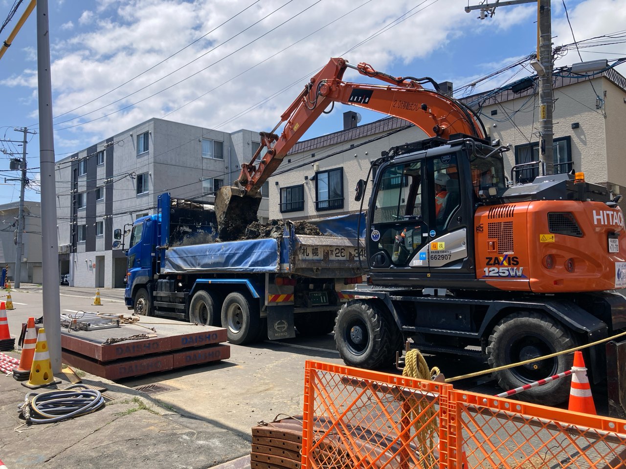 国庫補助事業　創成川処理区Ⅴ－８０００（北３６条西２丁目ほか）下水道新設工事