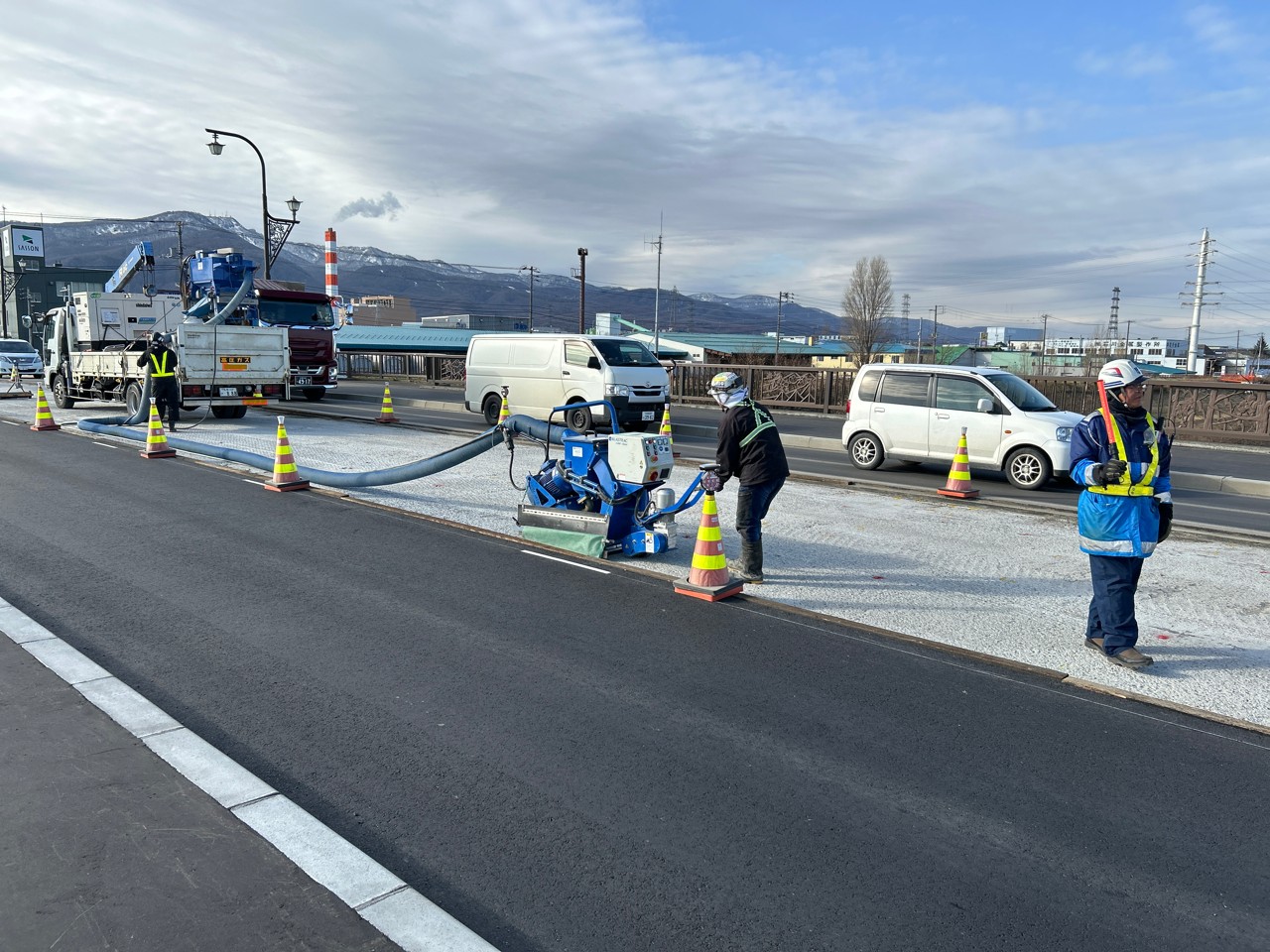 国庫補助事業　天狗橋補修工事