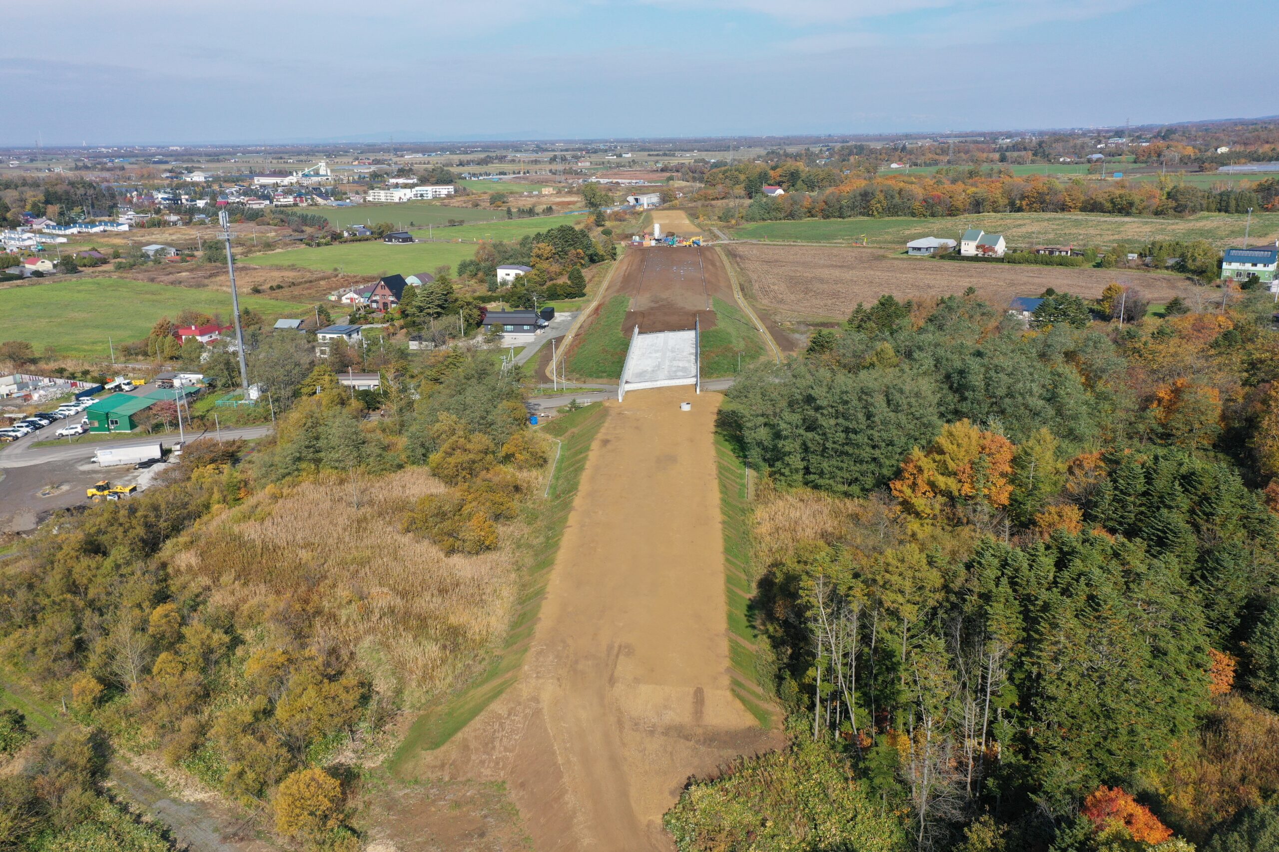 道央圏連絡道路　長沼町　富士戸南改良工事