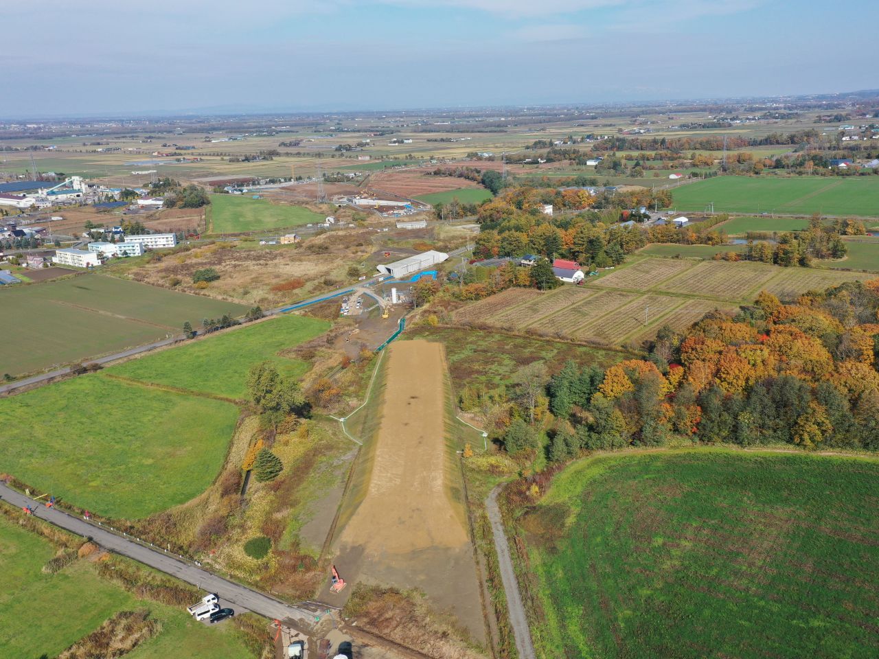 道央圏連絡道路　長沼町　富士戸南改良工事