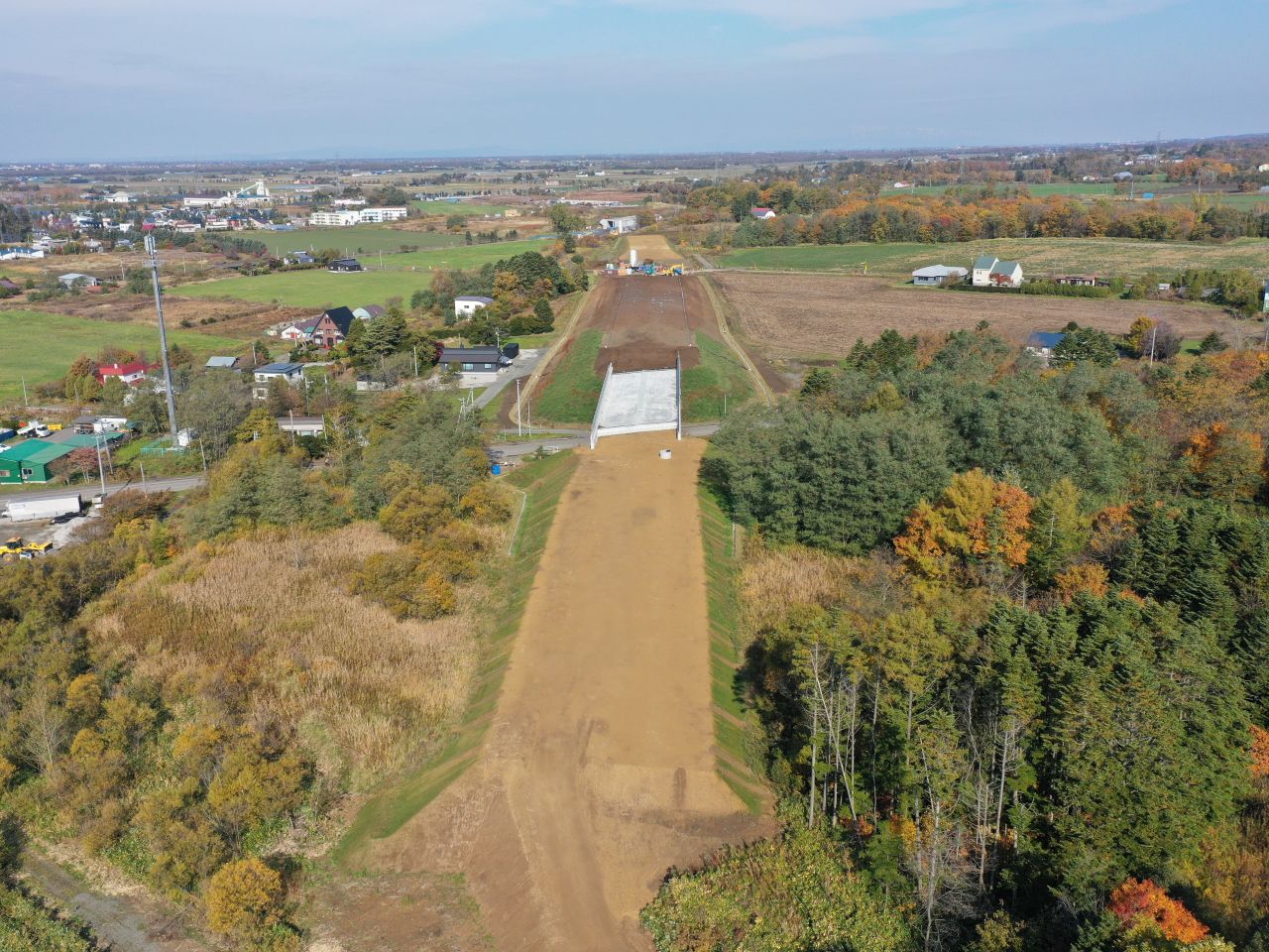 道央圏連絡道路　長沼町　富士戸南改良工事