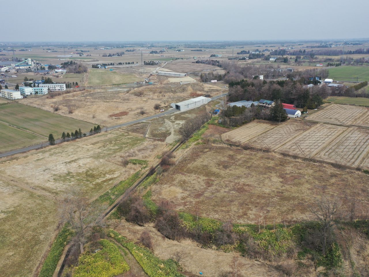 道央圏連絡道路　長沼町　富士戸南改良工事