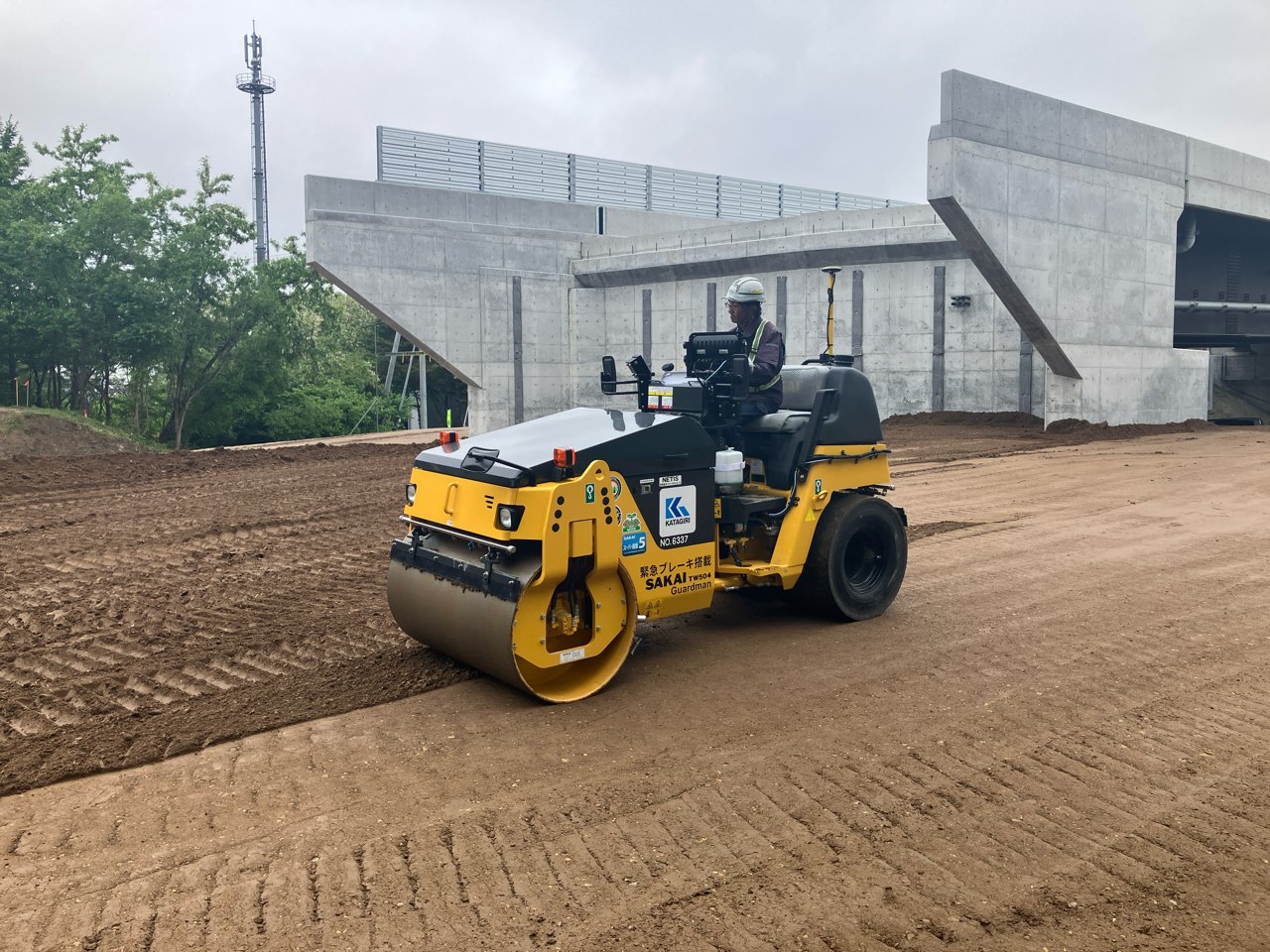 道央圏連絡道路　長沼町　富士戸南改良工事