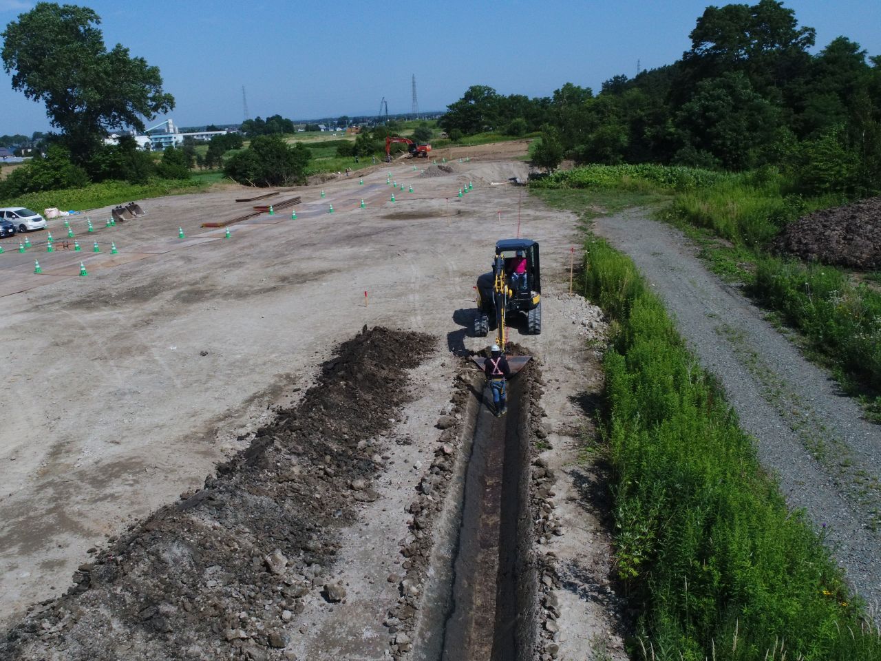 道央圏連絡道路　長沼町　富士戸南改良工事
