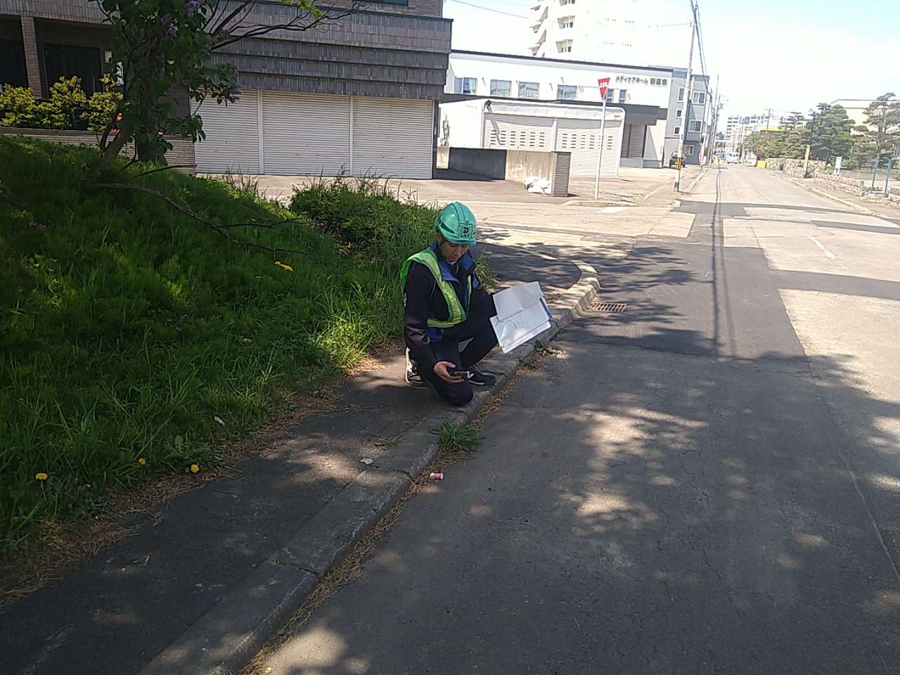 国庫補助事業　創成川処理区ⅩⅣ－０２１００（北３０条東２０丁目）下水道新設工事