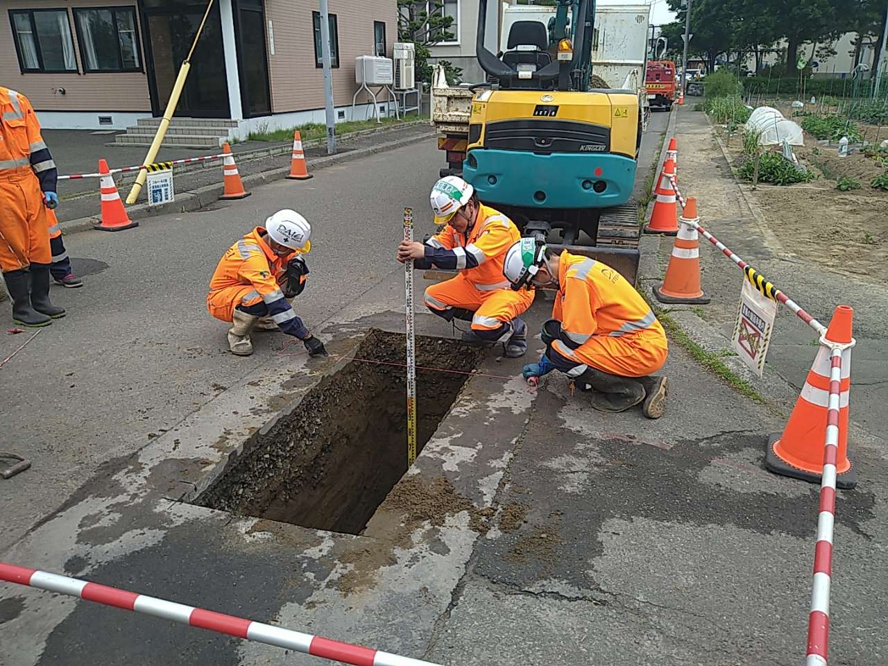 国庫補助事業　創成川処理区ⅩⅣ－０２１００（北３０条東２０丁目）下水道新設工事