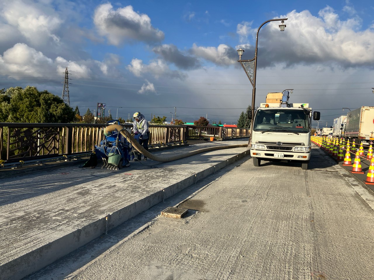 国庫補助事業　天狗橋補修工事