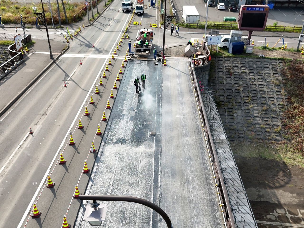 国庫補助事業　天狗橋補修工事