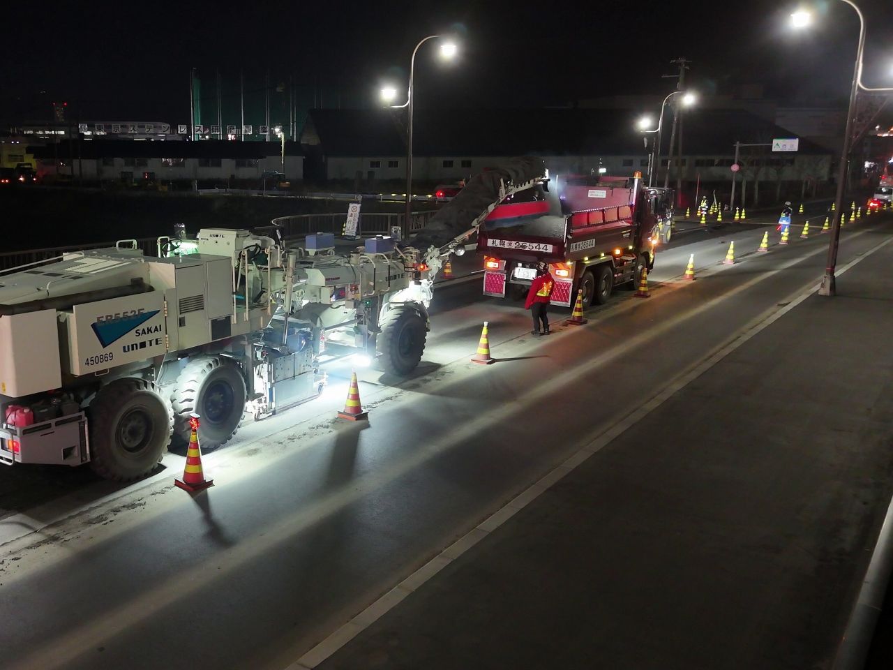 国庫補助事業　天狗橋補修工事