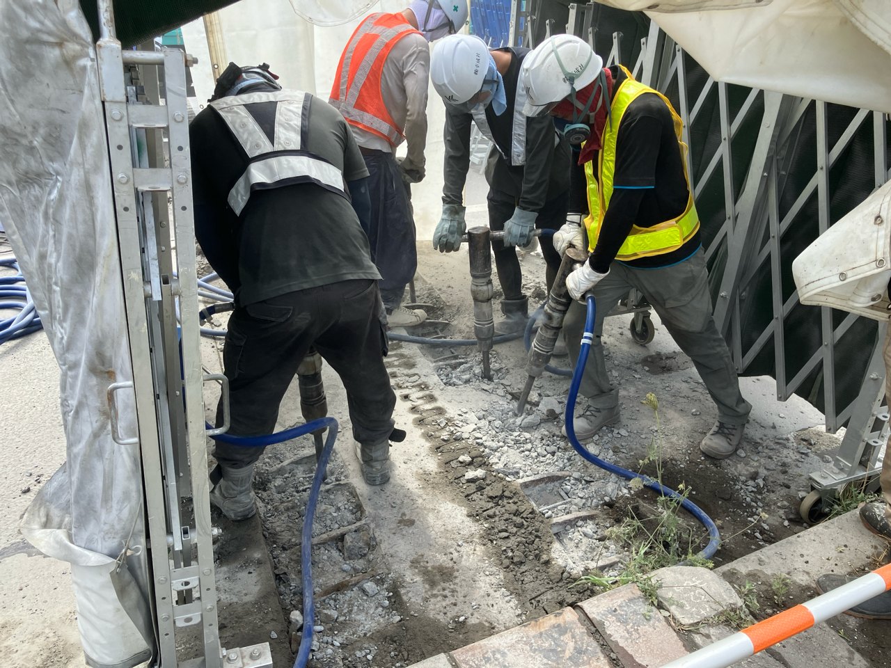 国庫補助事業　天狗橋補修工事