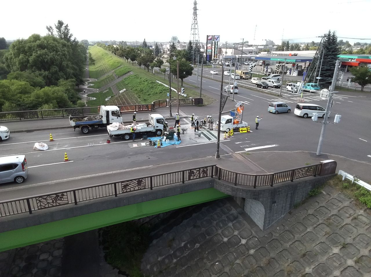 国庫補助事業　天狗橋補修工事