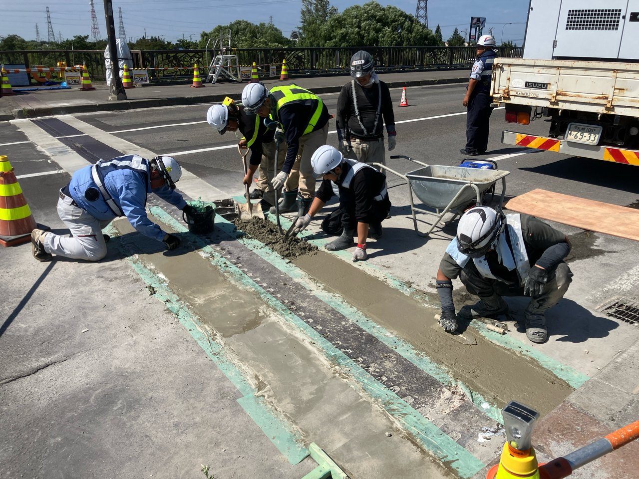 国庫補助事業　天狗橋補修工事