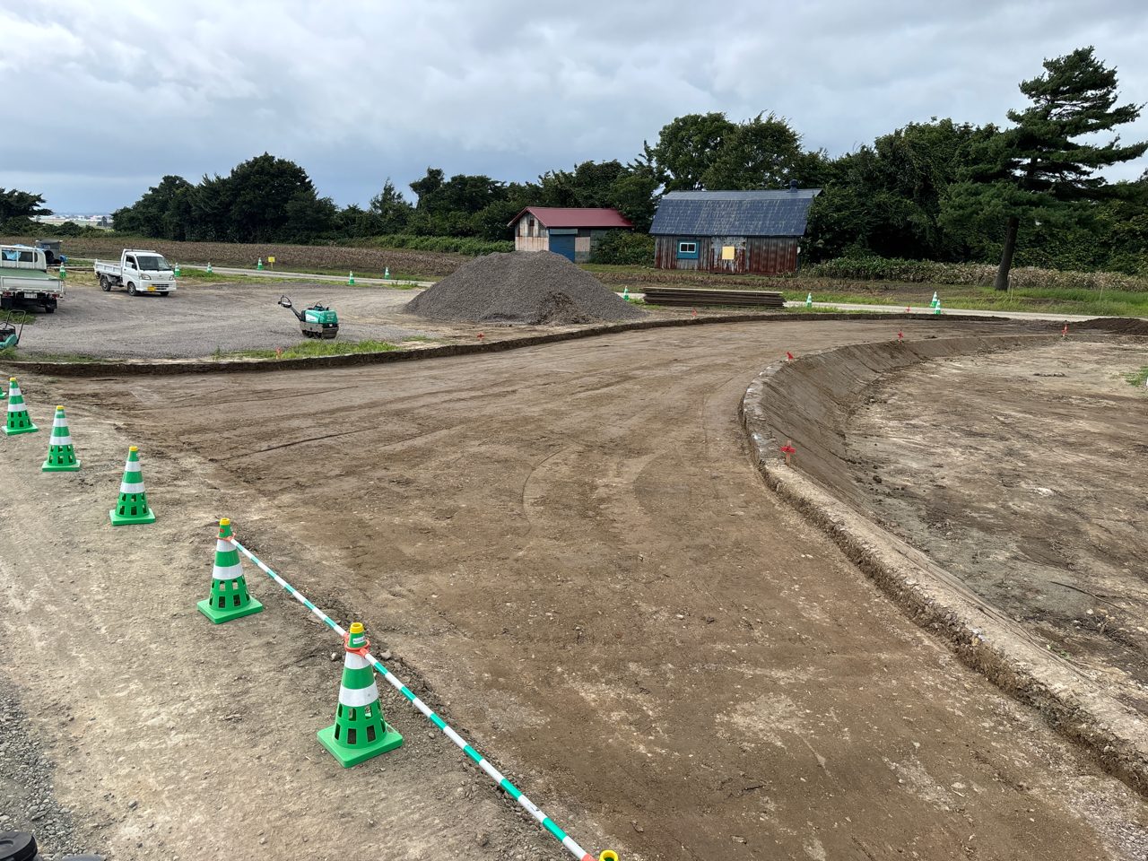 道央圏連絡道路　長沼町　零号線橋下部工事