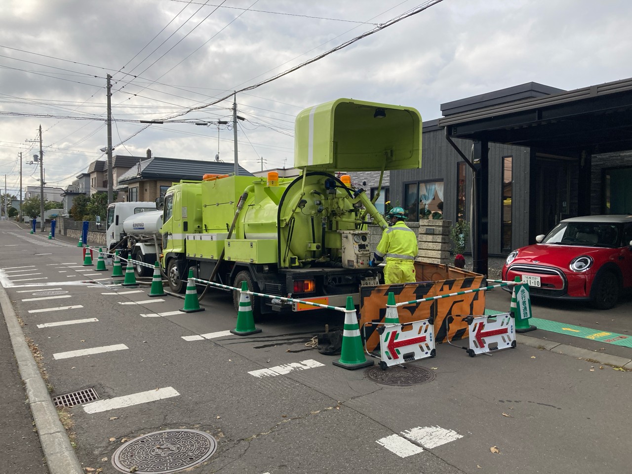 豊平川処理区本通４丁目南ほか下水道新設工事