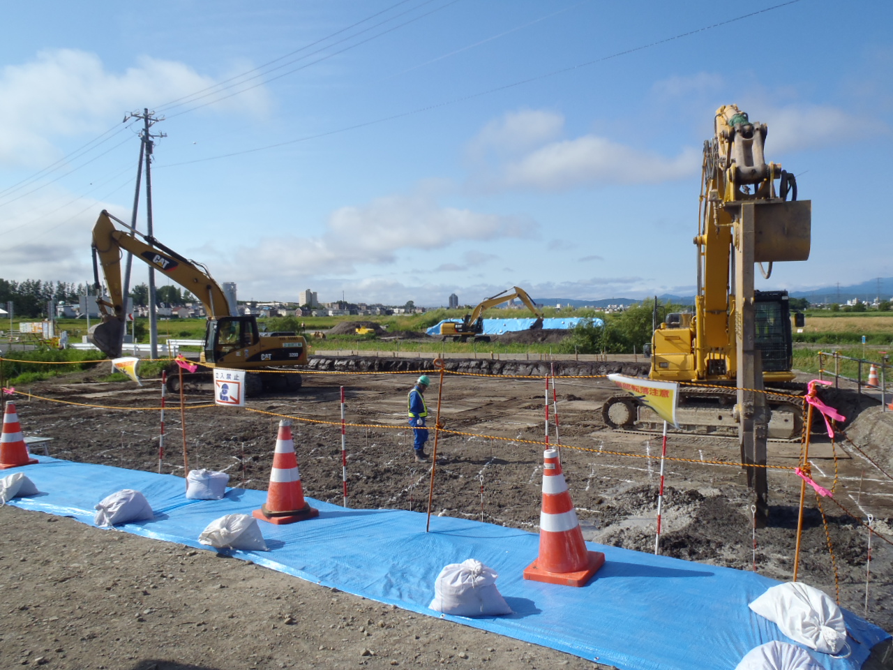 大麻東雁来線総Ａ3地方道工事(翌債)