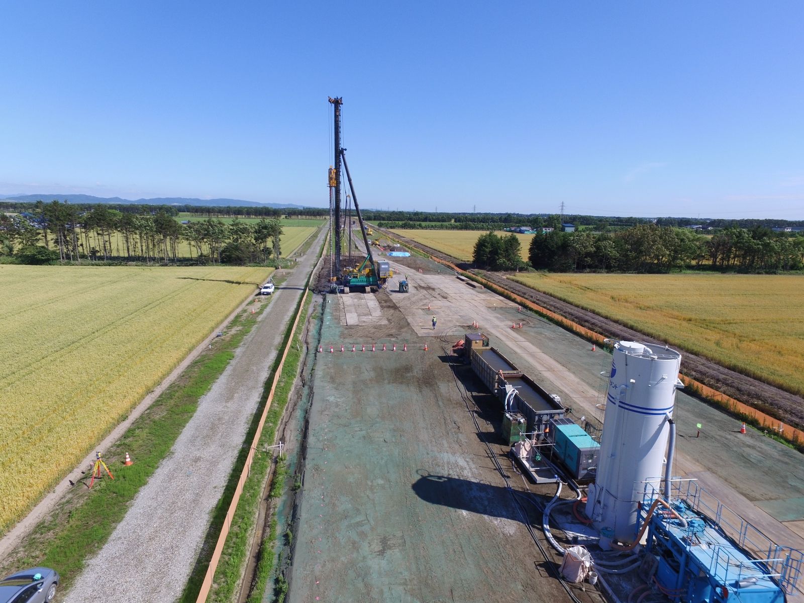 道央圏連絡道路　南幌町　南８線改良工事