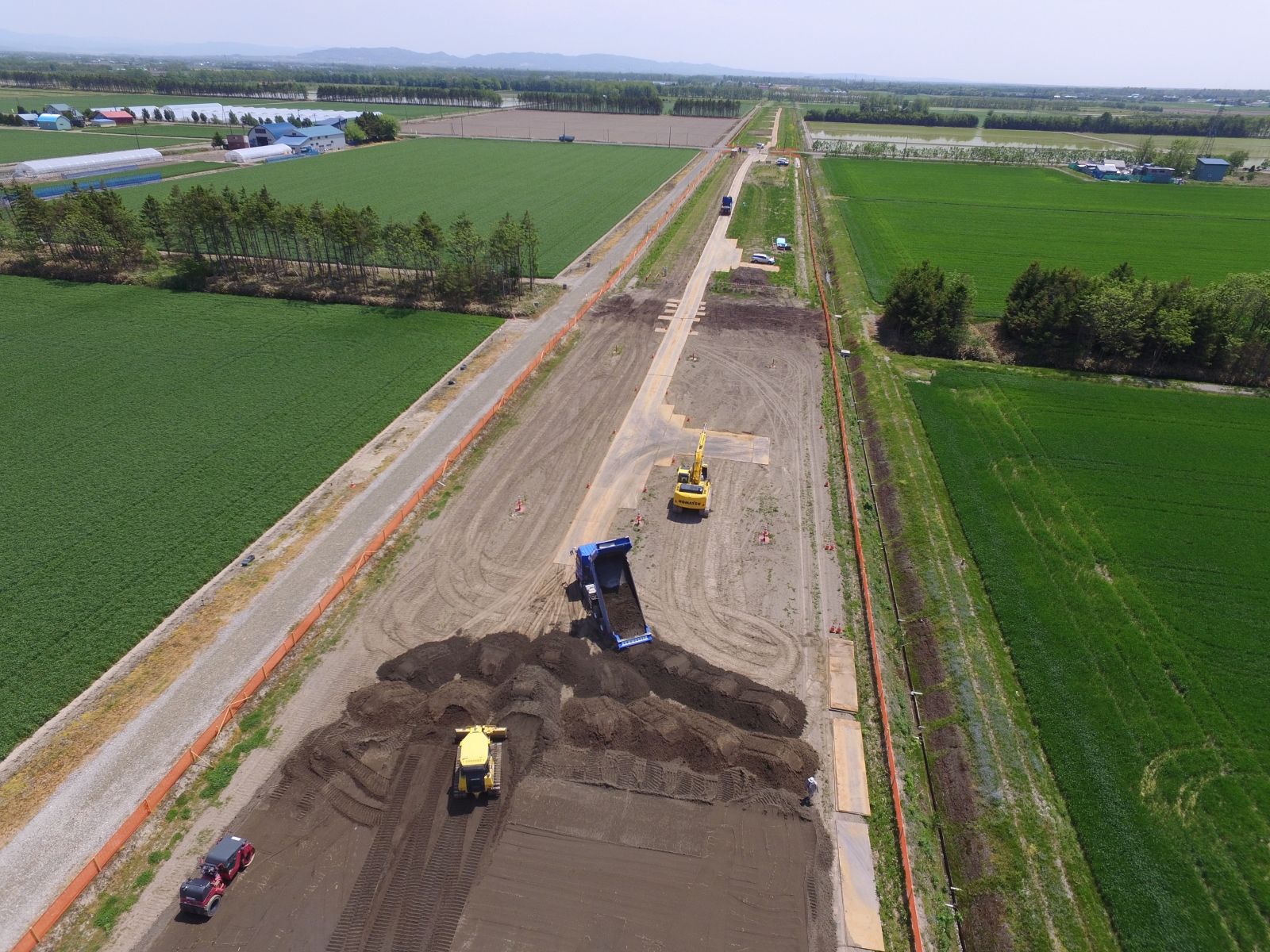 道央圏連絡道路　南幌町　南８線改良工事
