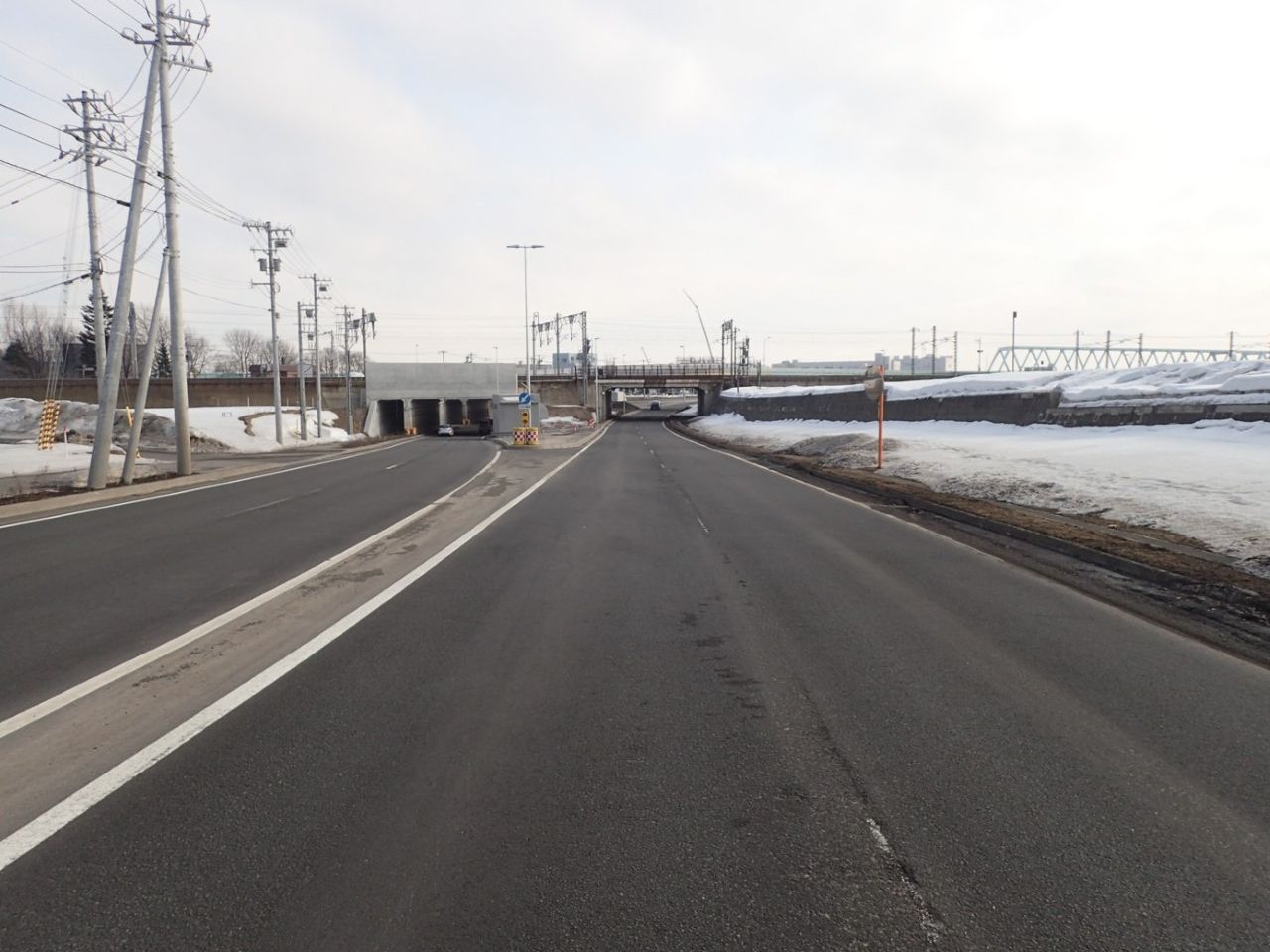 一般国道２７５号　札幌市　北１条東改良工事