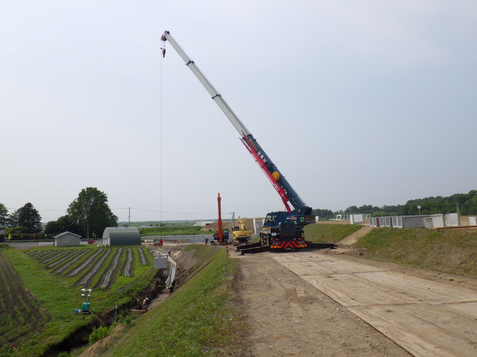 道央圏連絡道路　千歳市　泉郷改良工事