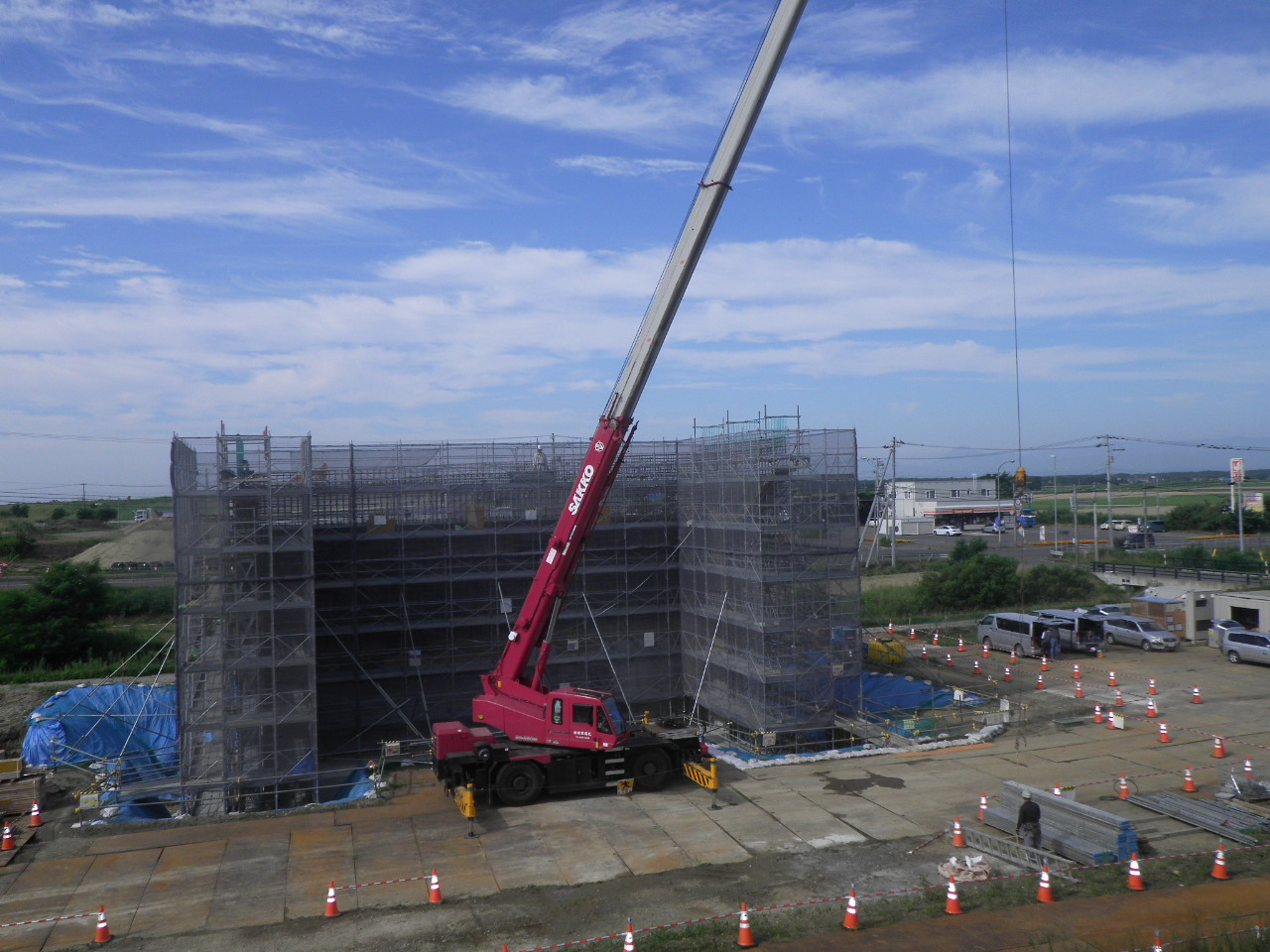 道央圏連絡道路　長沼町　長沼改良外一連工事