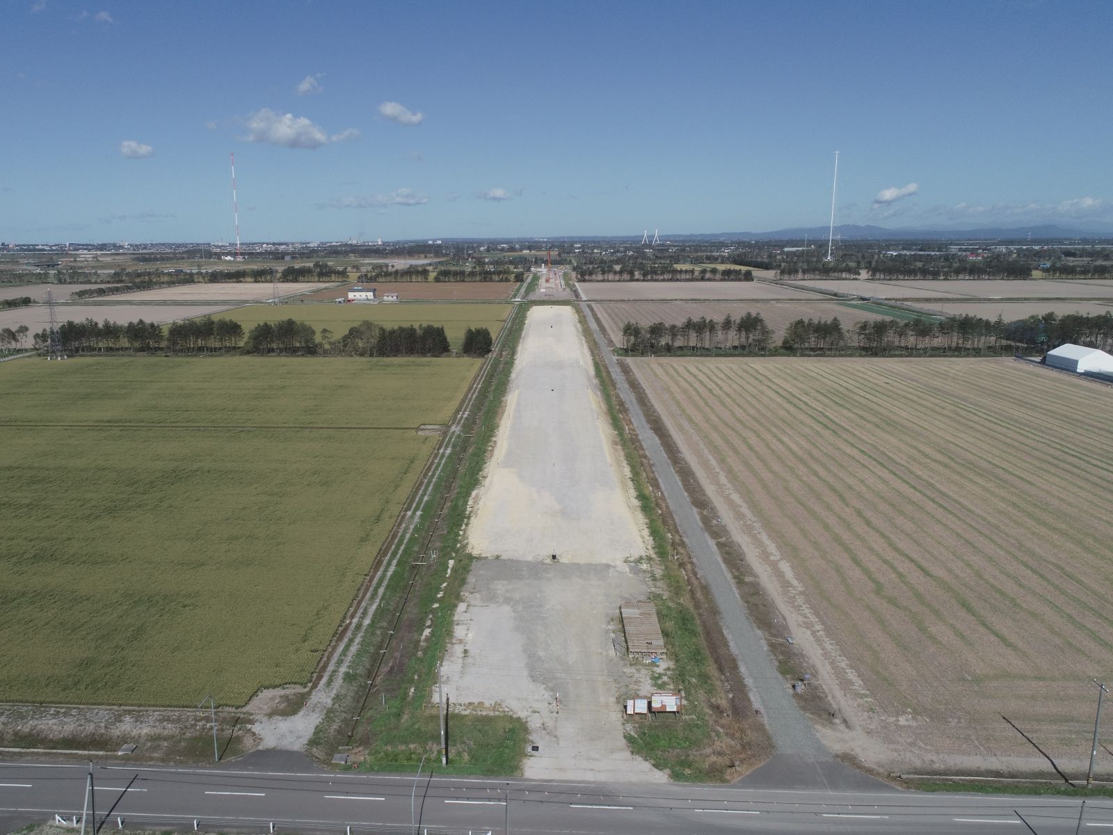 道央圏連絡道路　南幌町　南７線改良工事