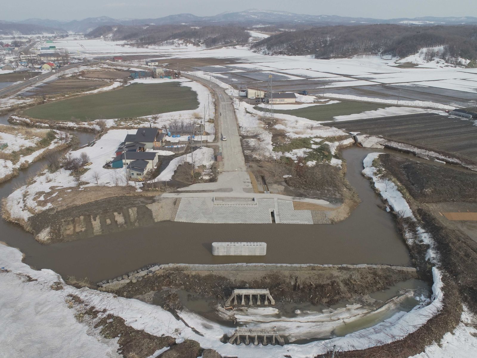 一般国道２３１号　石狩市　瑞穂橋下部外一連工事