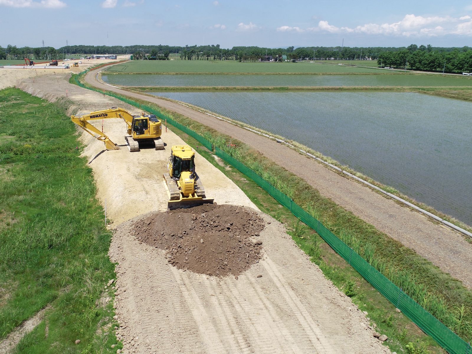 道央圏連絡道路　南幌町　南１５線改良工事