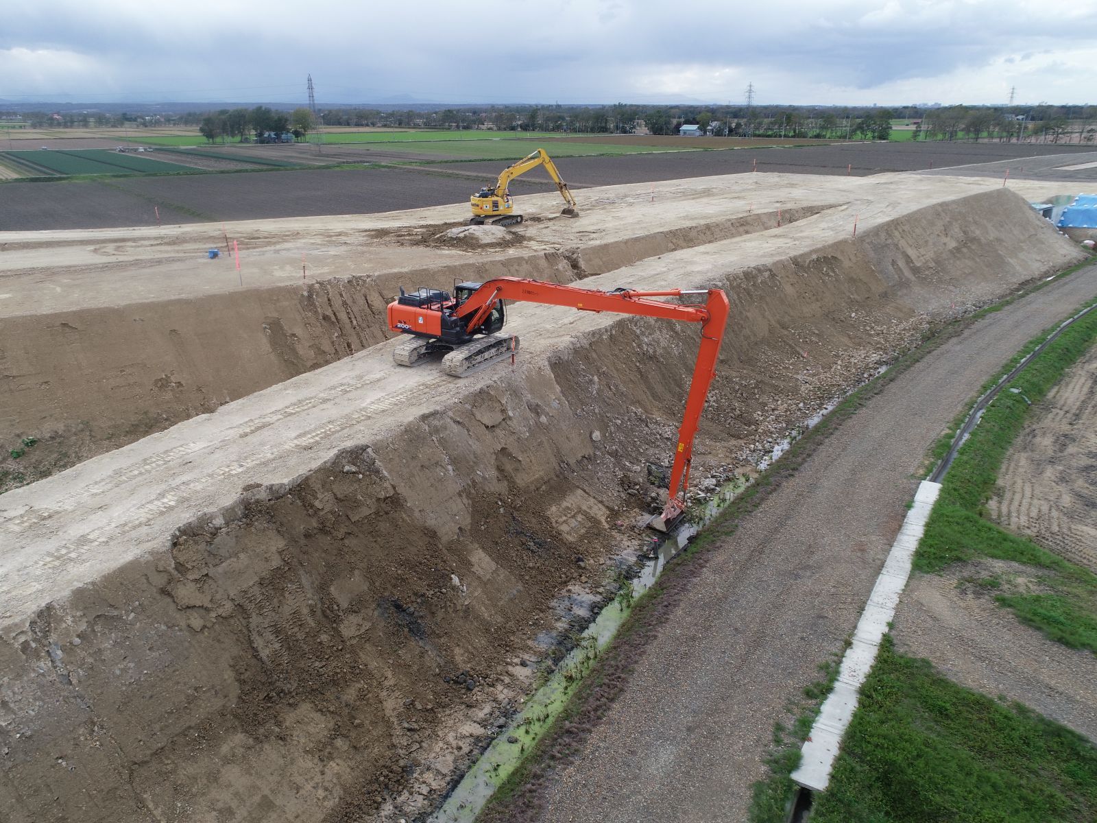道央圏連絡道路　南幌町　南１５線改良工事