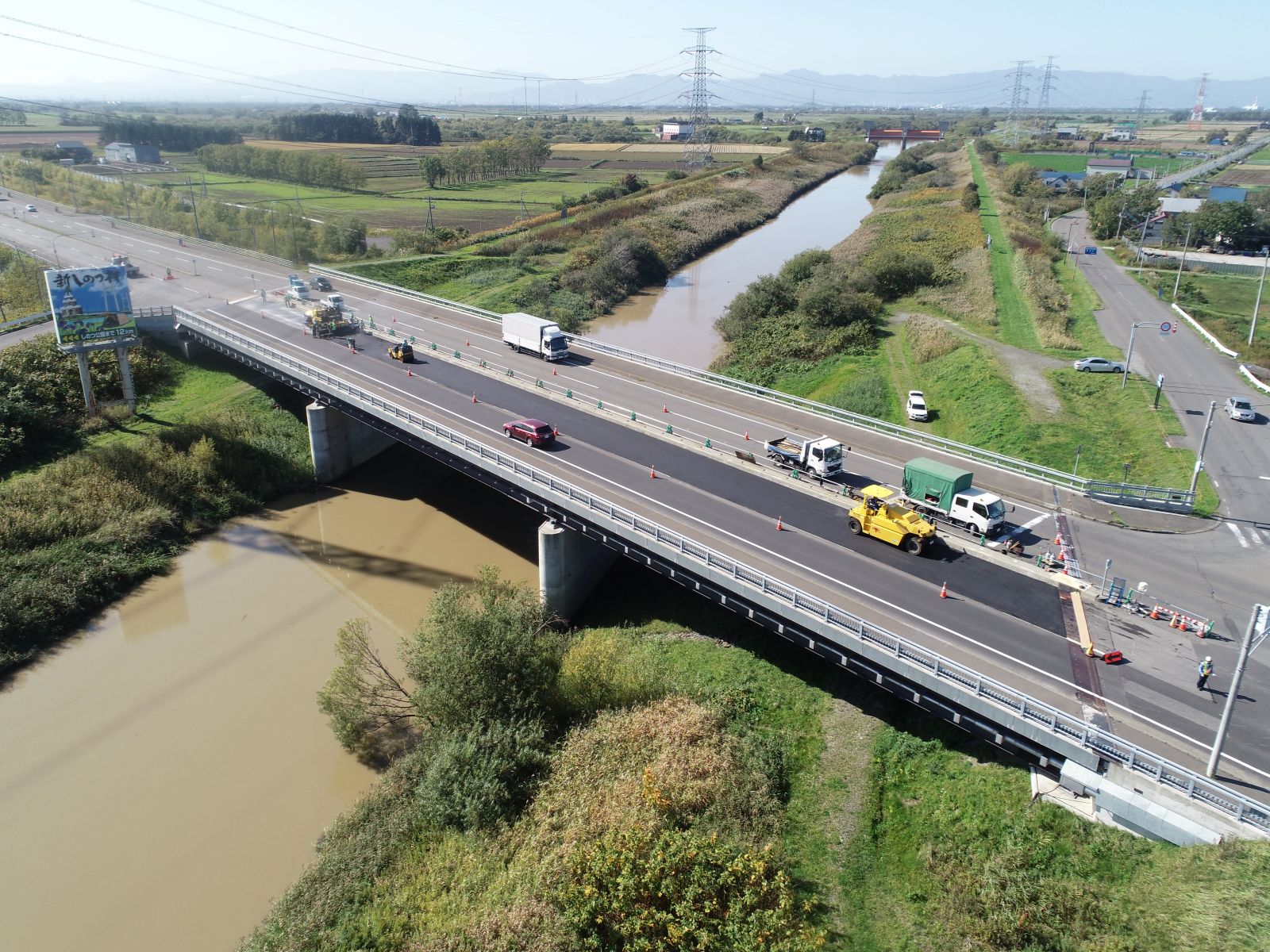 一般国道２７５号　江別市　新石狩大橋補修外一連工事