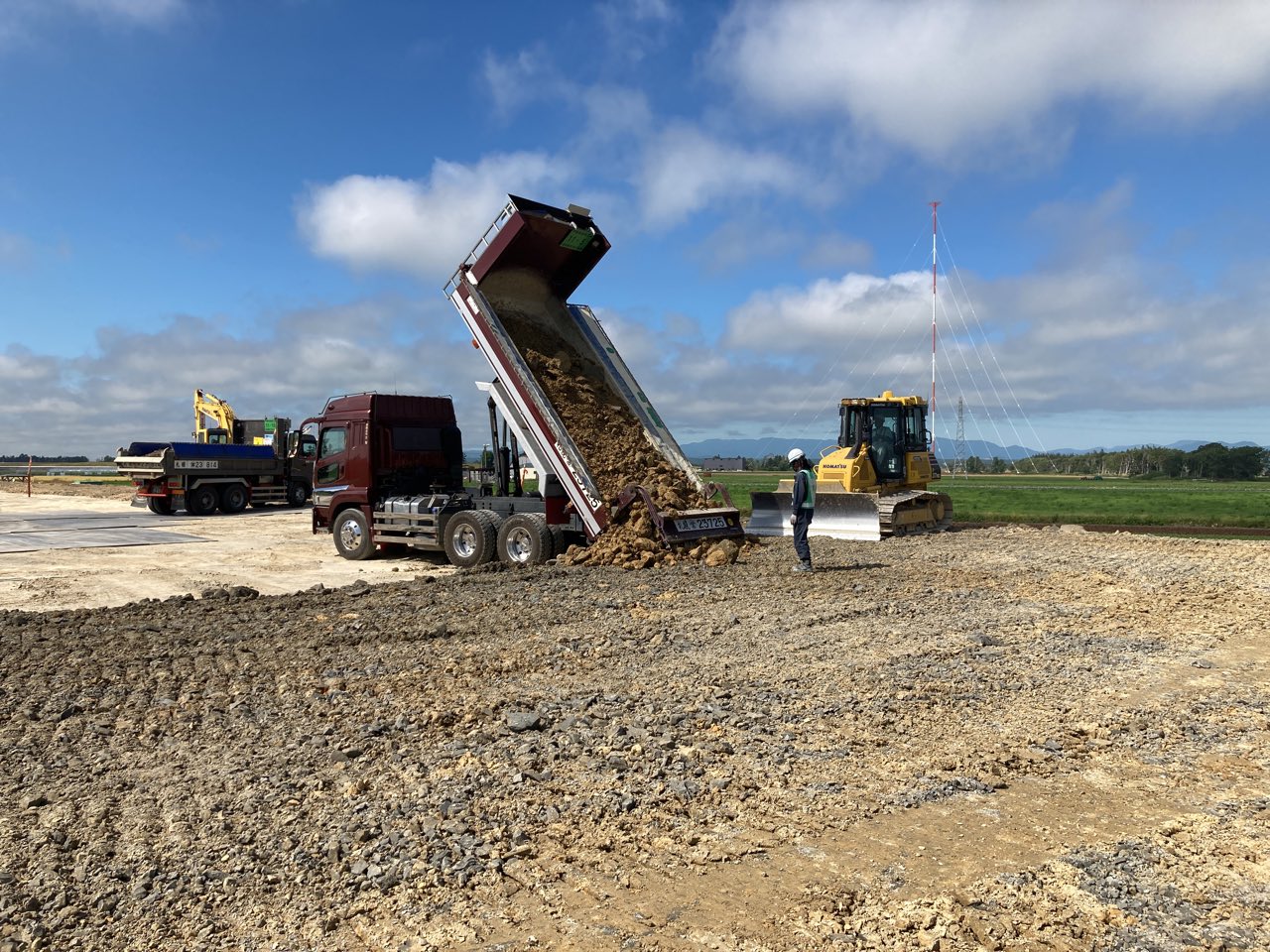 道央圏連絡道路　江別市　江別太改良工事