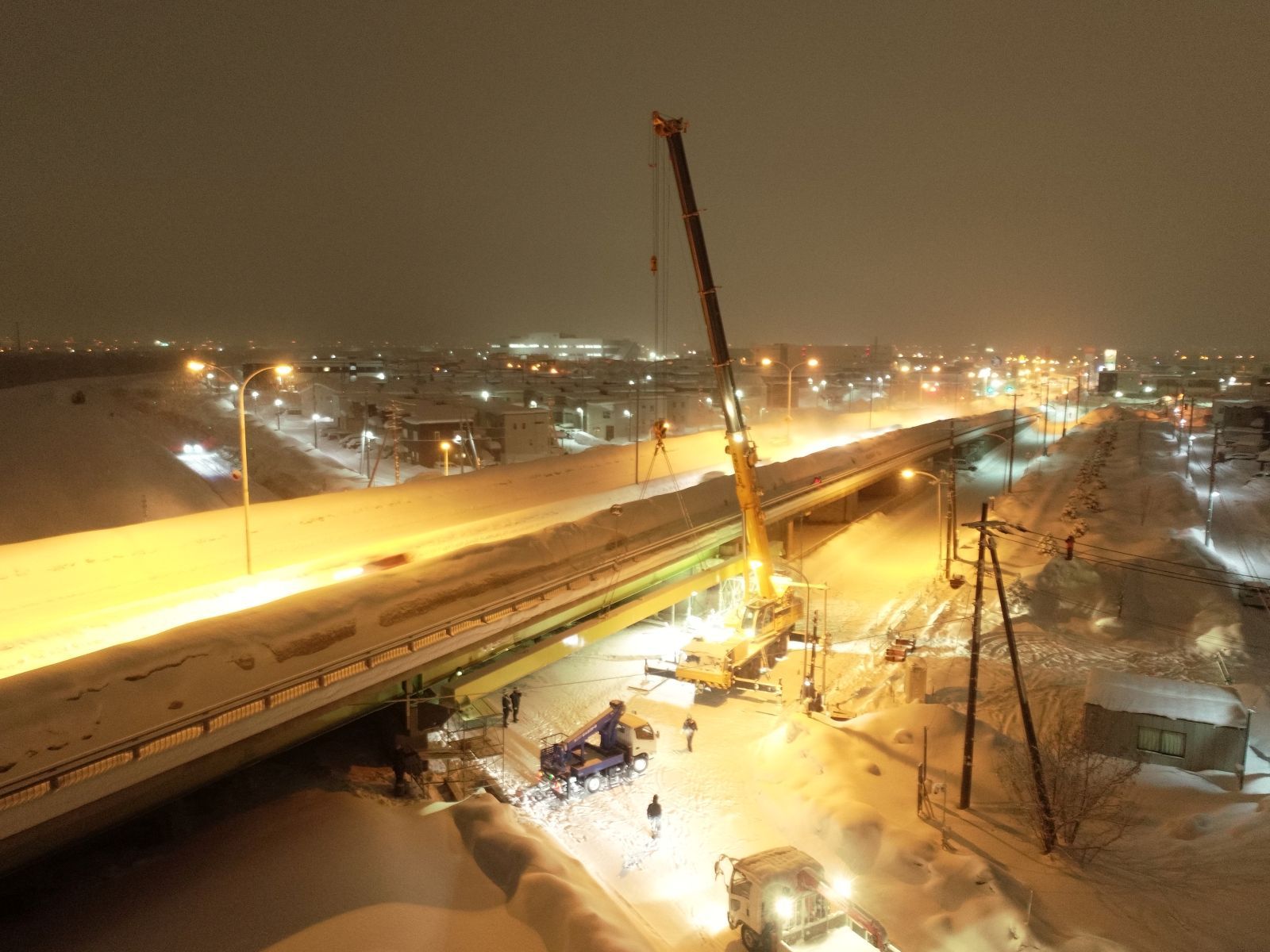 一般国道２７５号　札幌市　雁来大橋補修工事