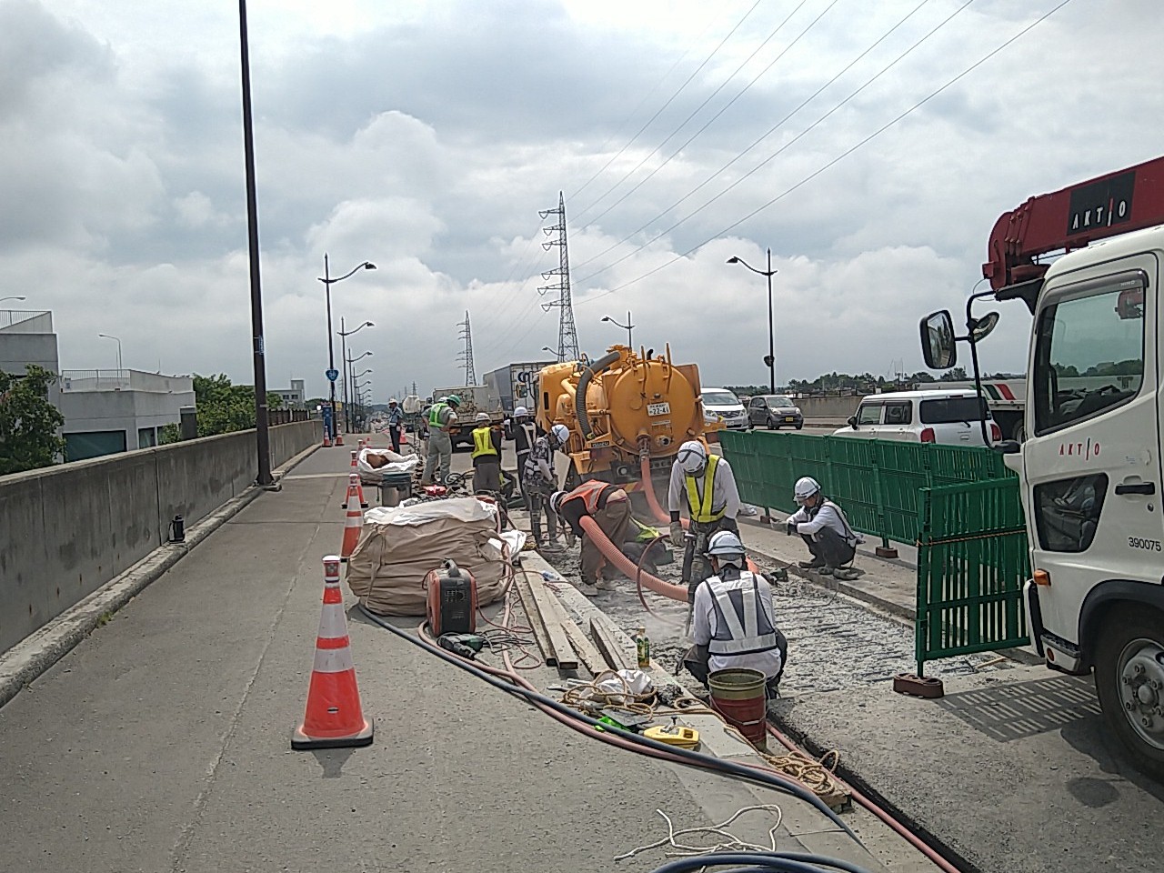 一般国道３６号　恵庭市　恵み野跨線橋補修工事