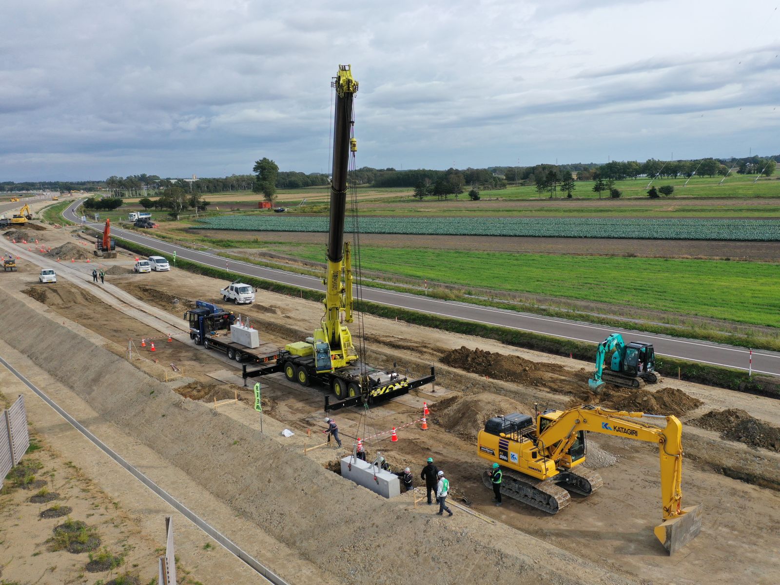 道央圏連絡道路　江別市　南５線改良工事