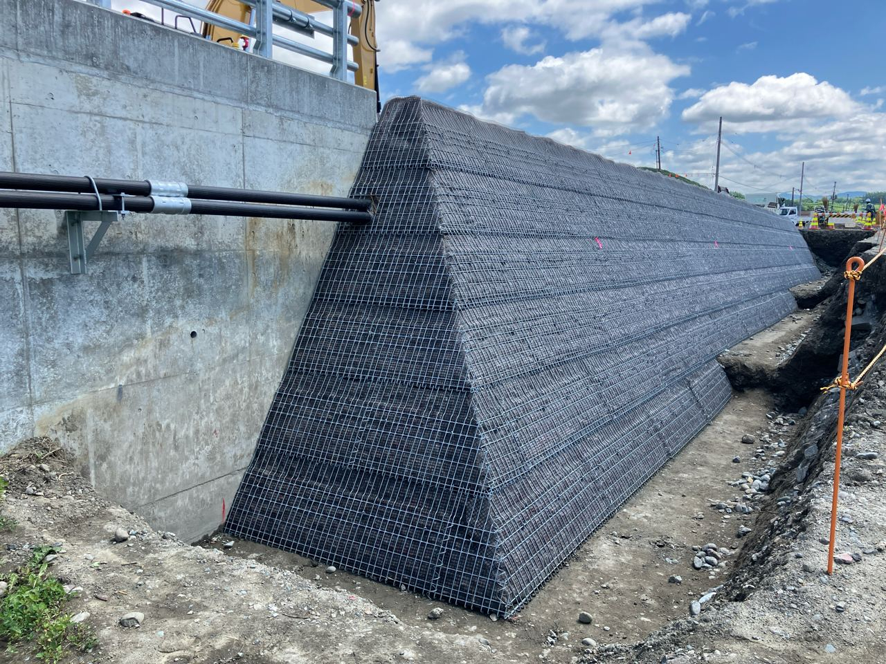 恵庭栗山線馬追橋架替工事（道路工）（補正）