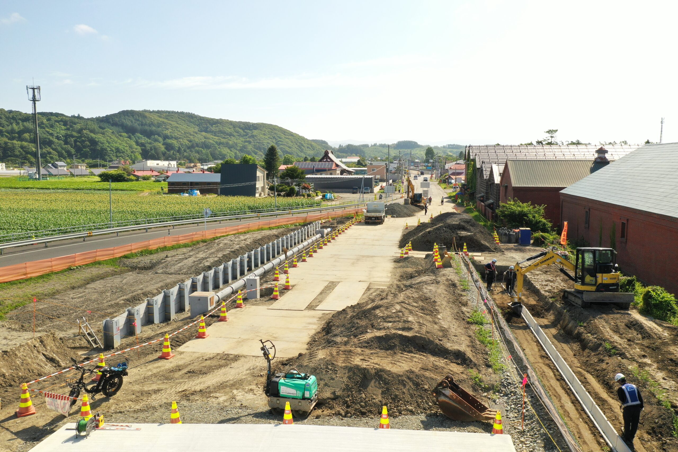 恵庭栗山線馬追橋架替工事（道路工）（補正）