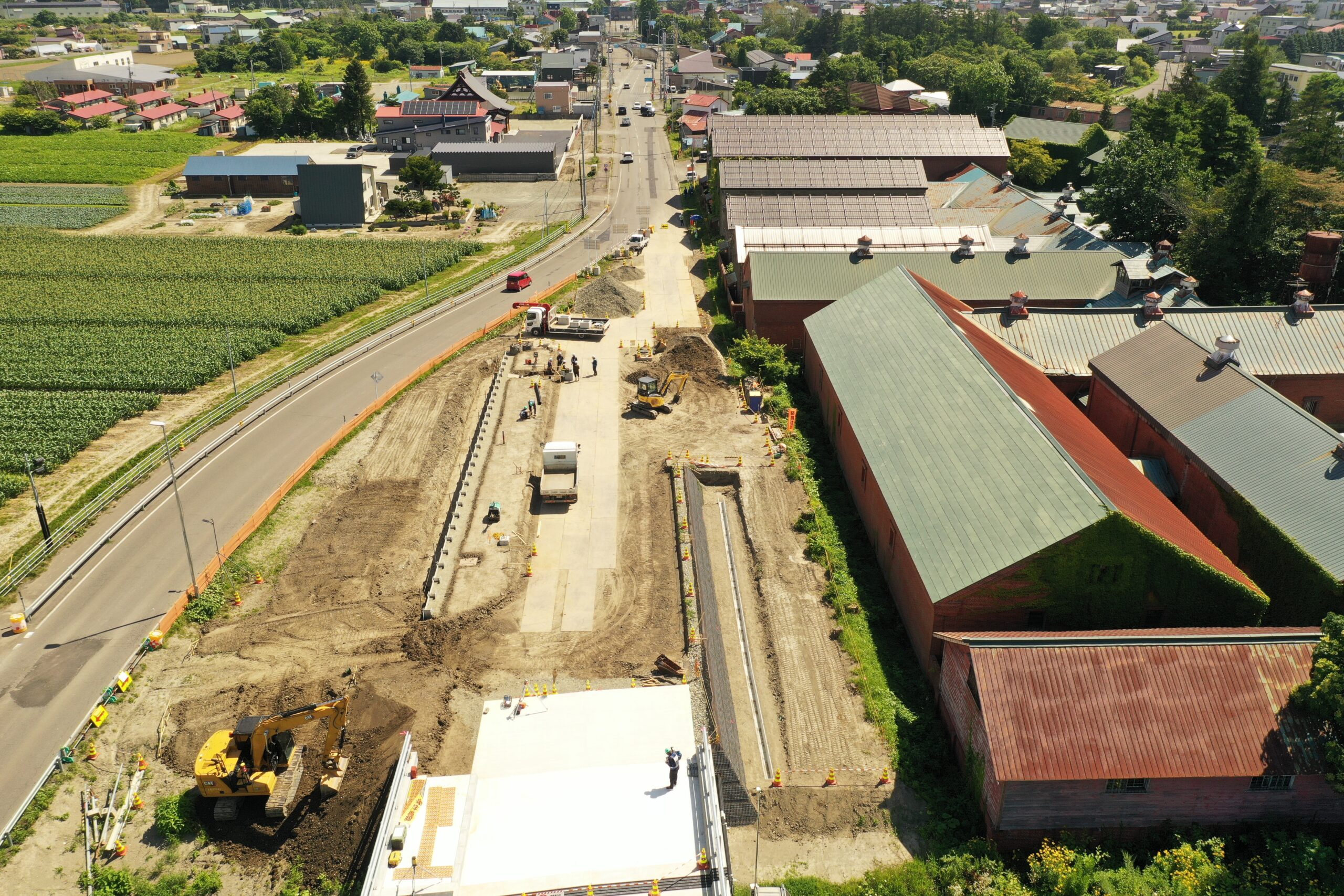 恵庭栗山線馬追橋架替工事（道路工）（補正）